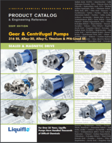 Liquiflo Gear & Centrifugal Pump Catalog - compare to Oberdorfer.